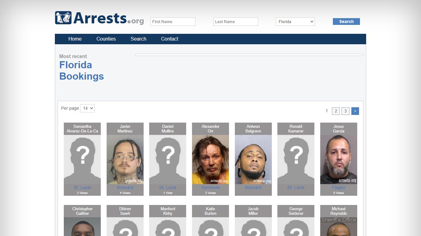 Florida Arrests and Inmate Search